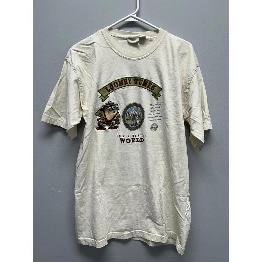 Vintage Looney Tunes Taz Graphic T-Shirt For A Better World